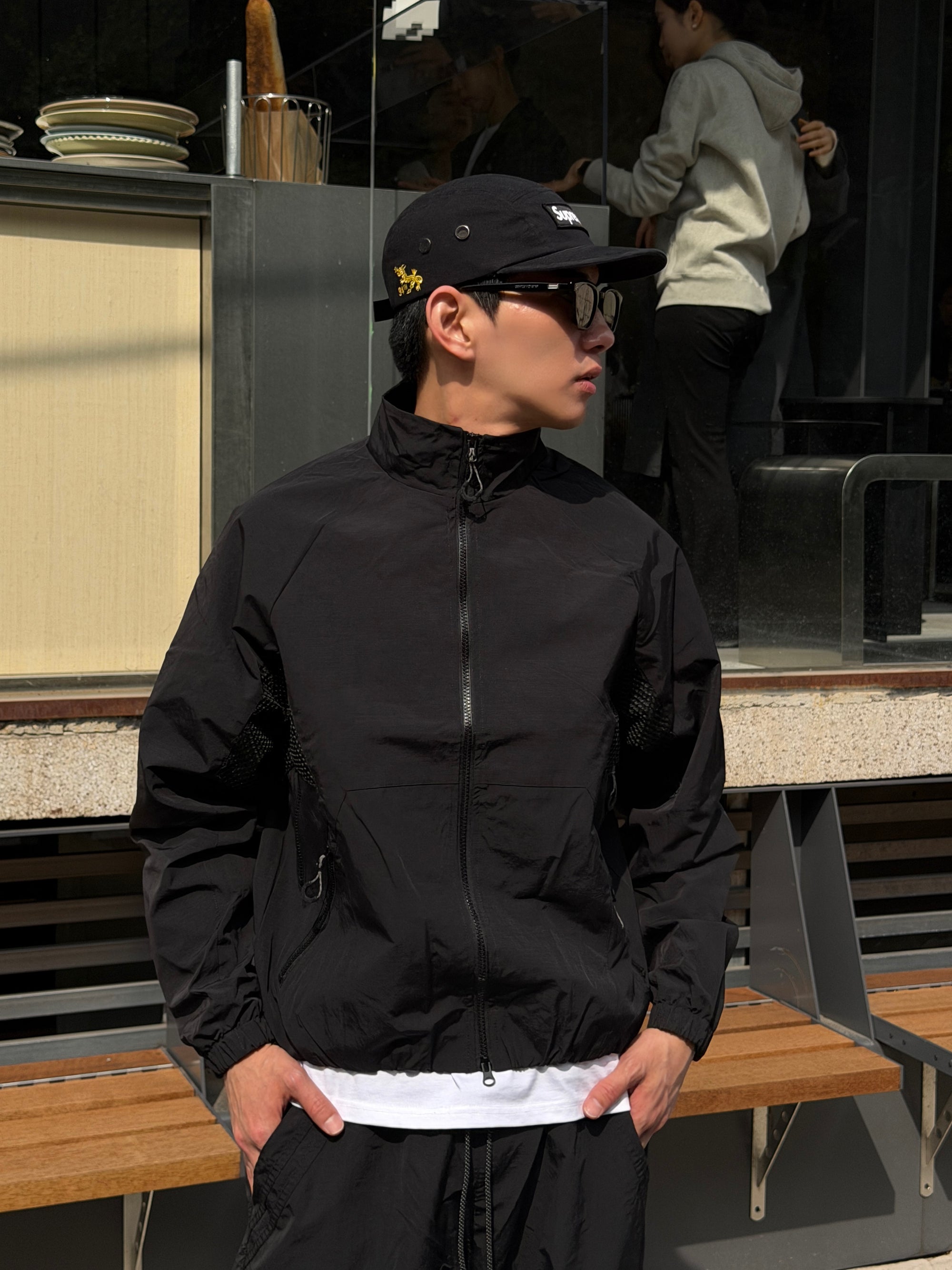 城市立領輕機能外套