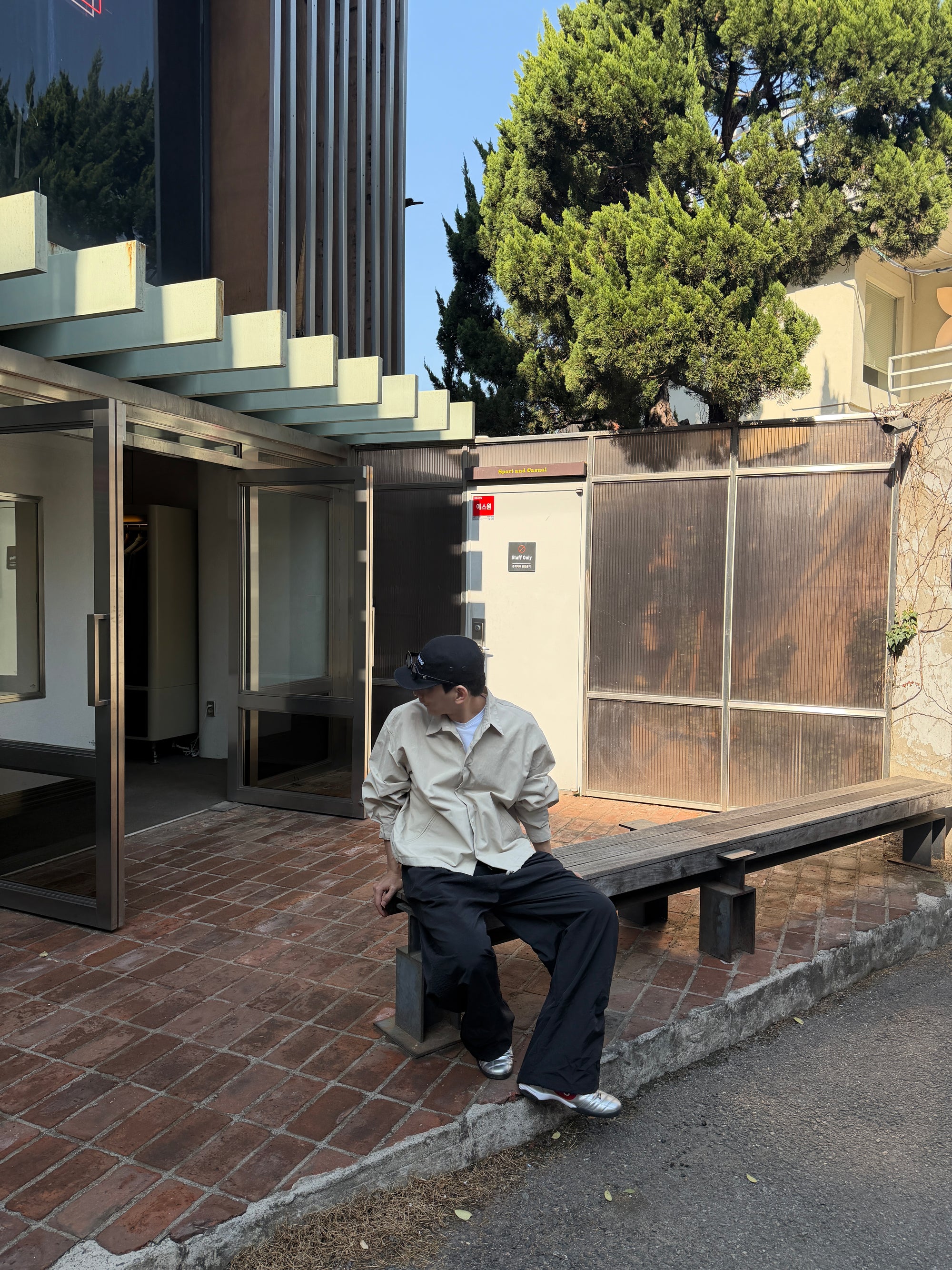 韓系休閒尼龍褲