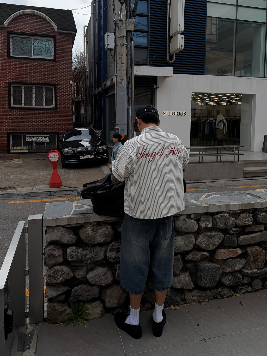 慵懶感寬鬆七分褲