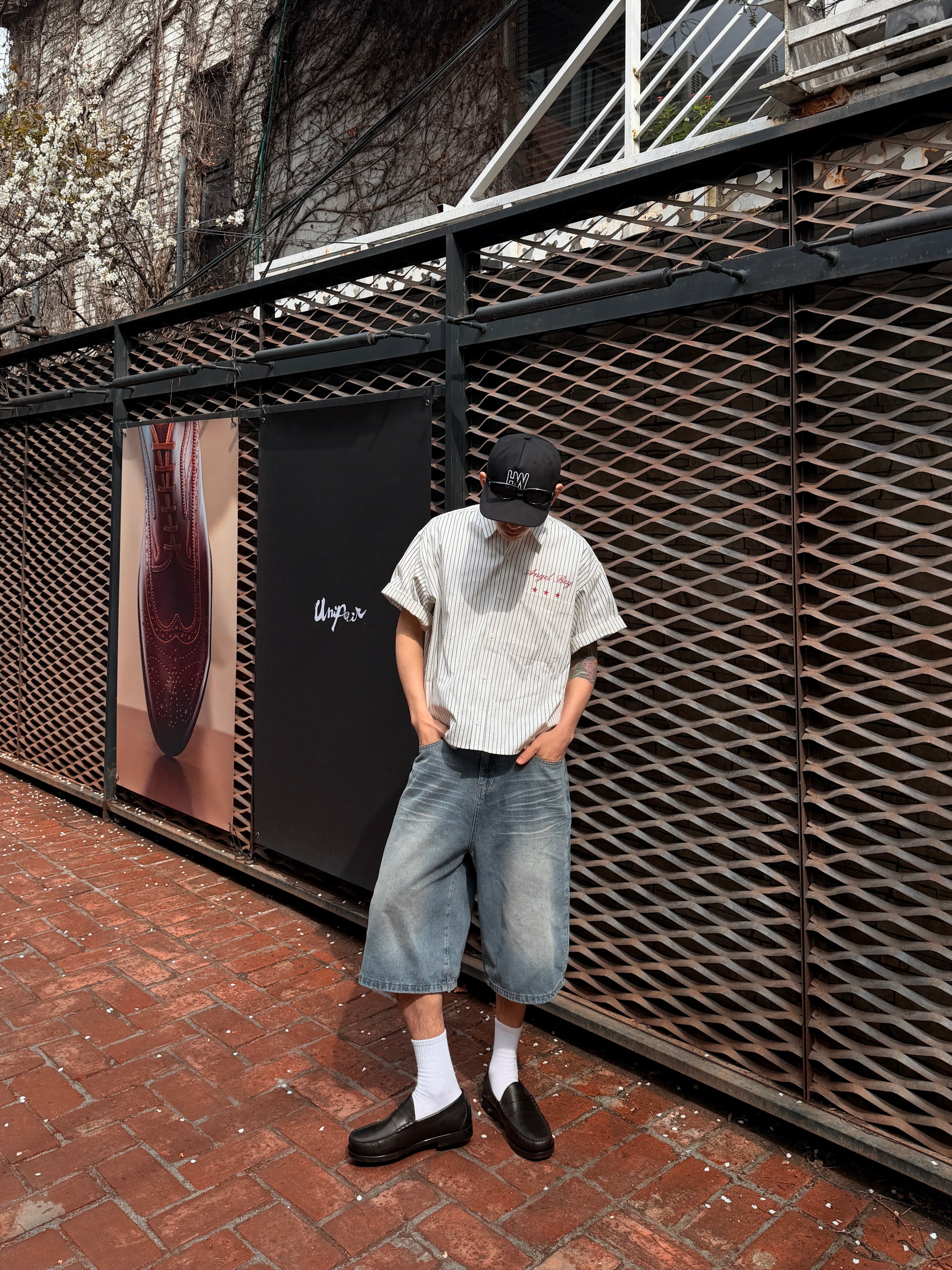 慵懶感寬鬆七分褲