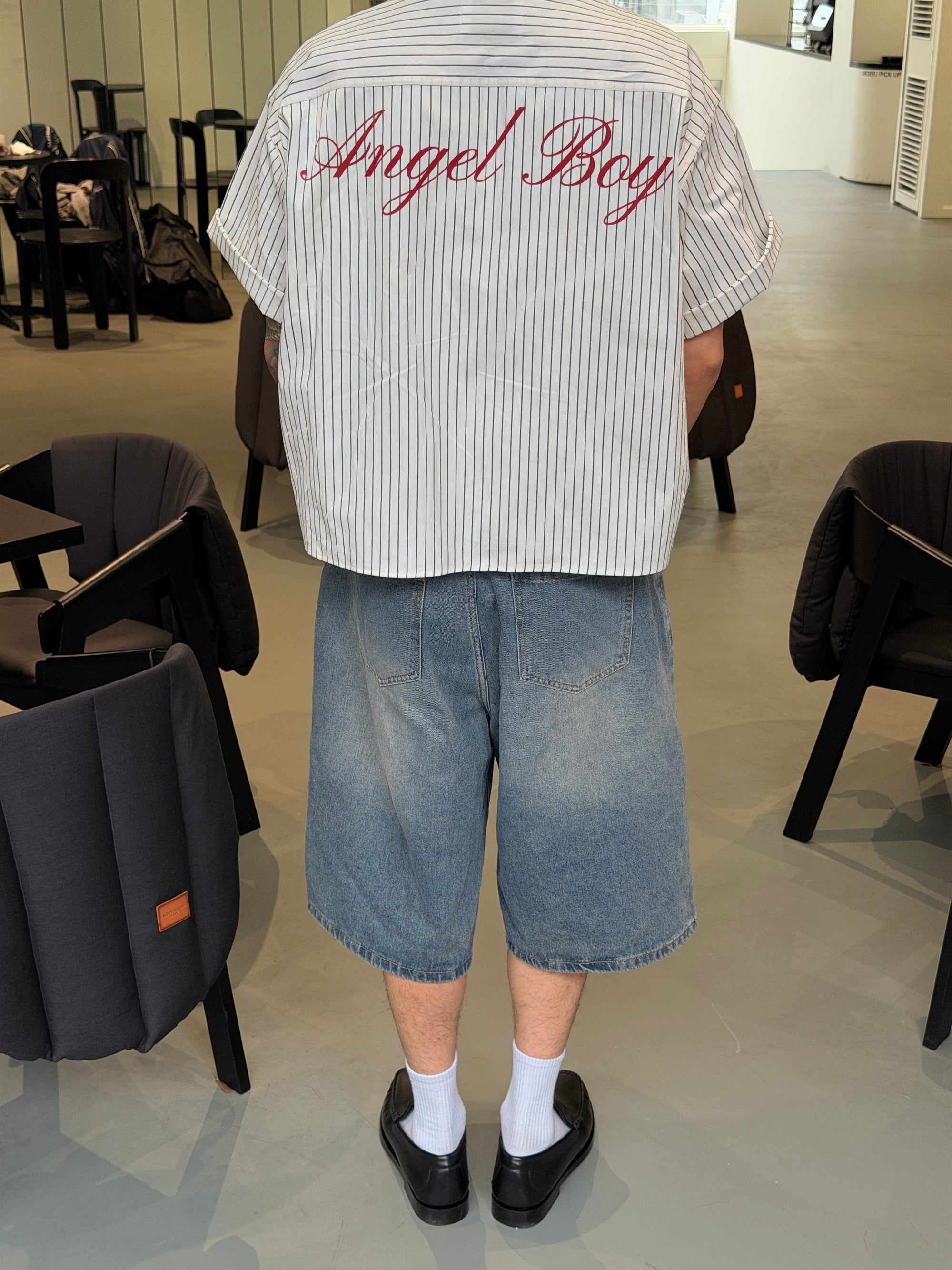 慵懶感寬鬆七分褲