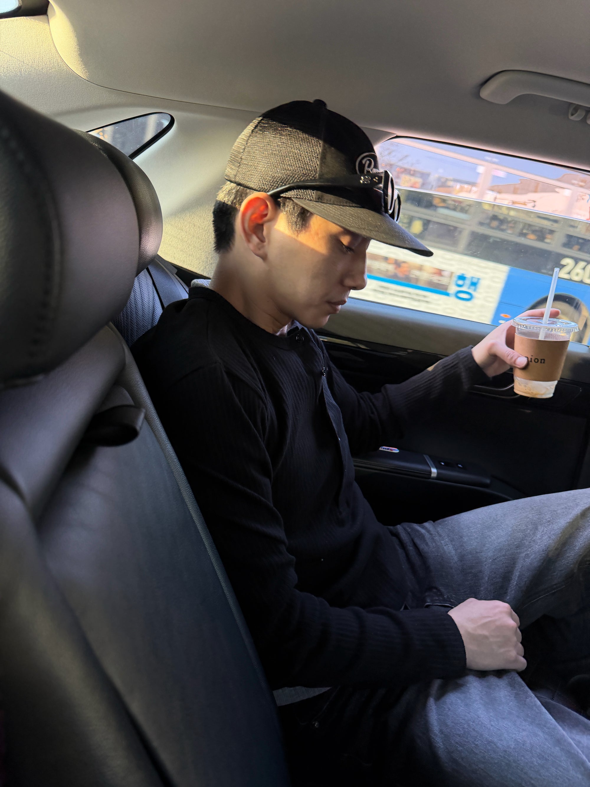 亨利領合身羅紋長袖