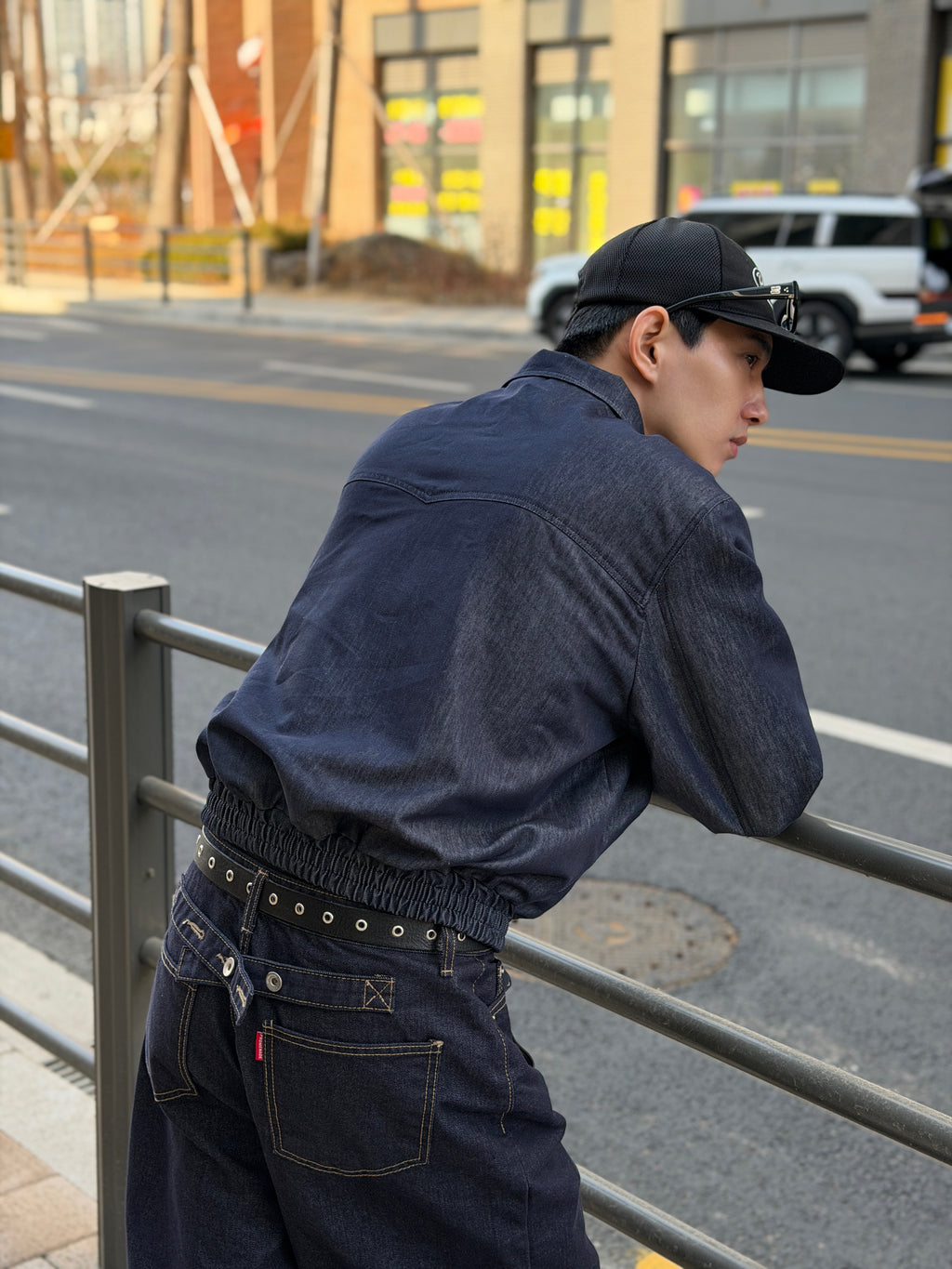 拉鍊原色牛仔夾克