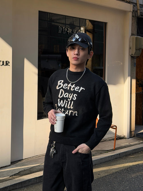 BETTER DAYS 短版針織衫