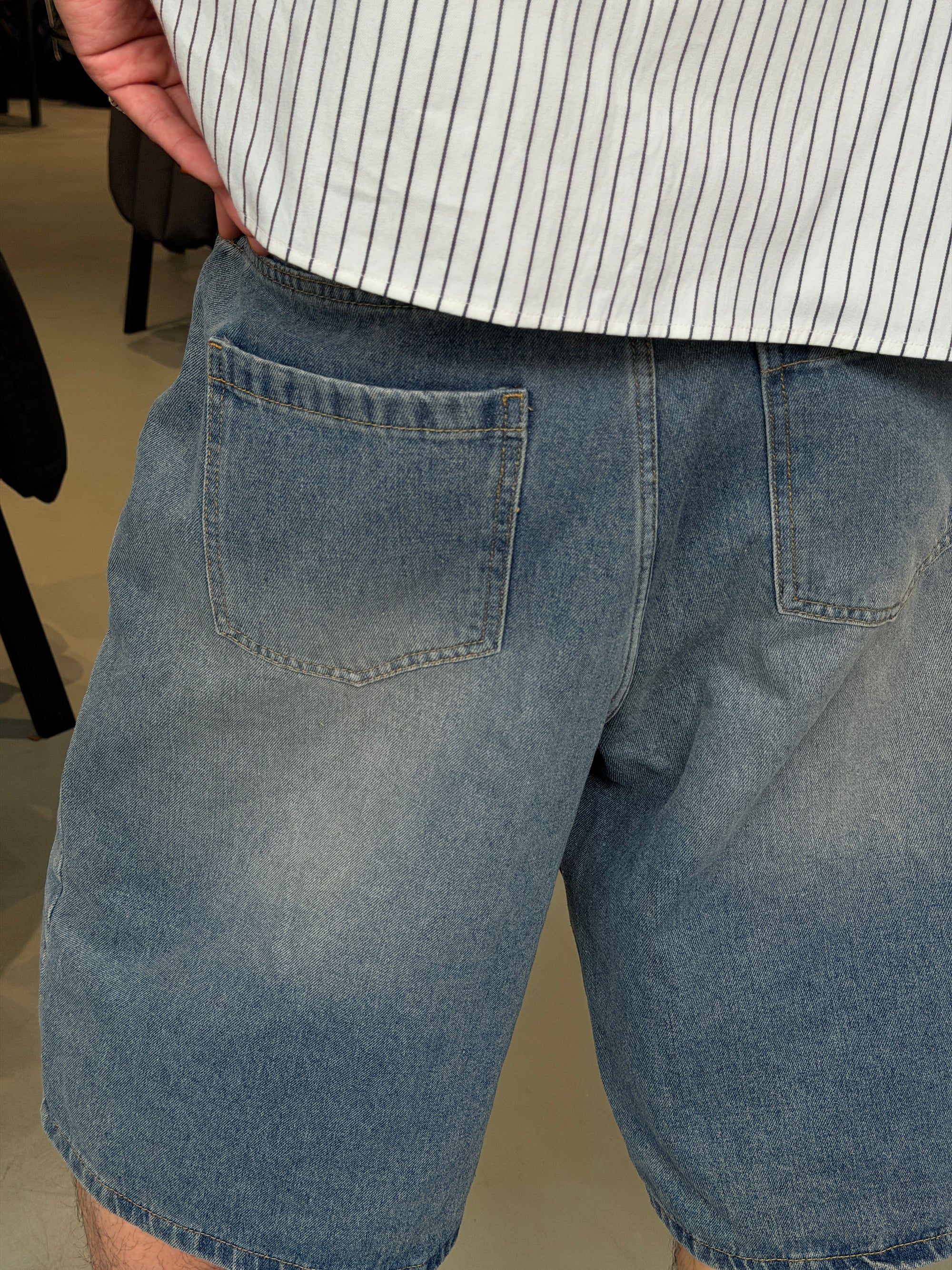 慵懶感寬鬆七分褲