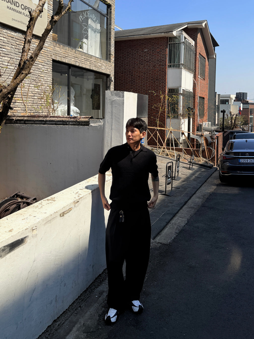 海鷗領針織短衣