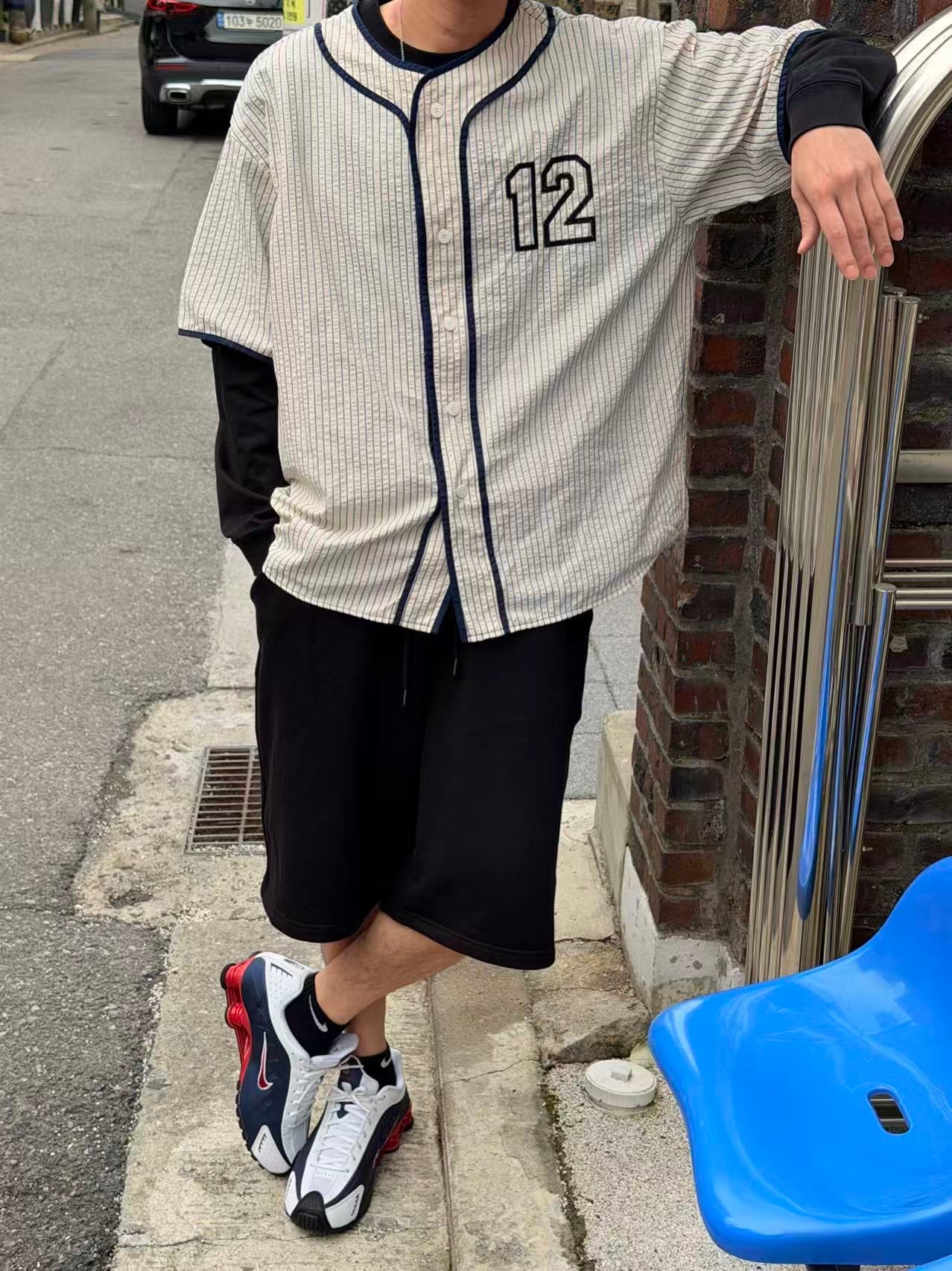 街頭感七分棉褲