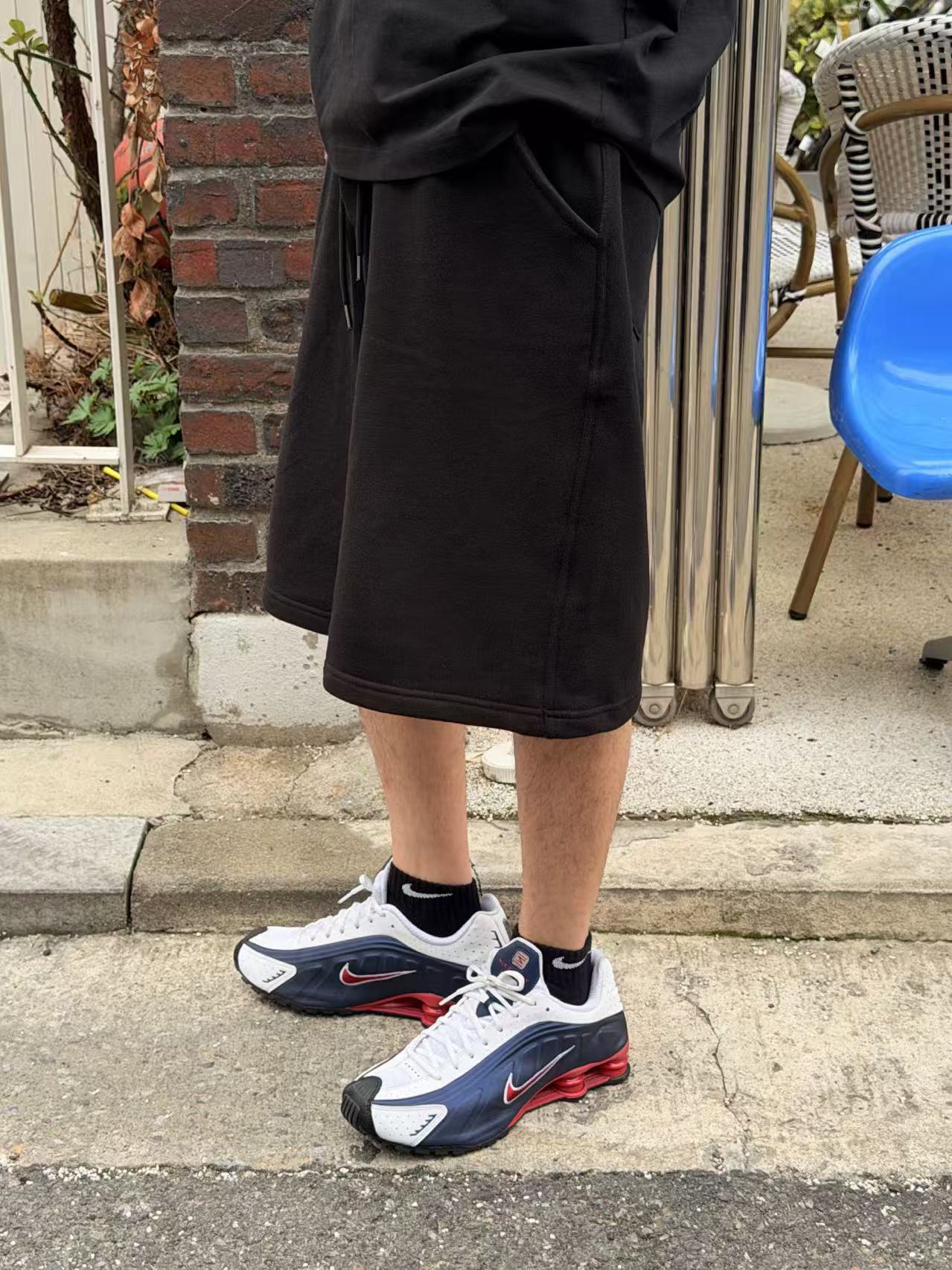 街頭感七分棉褲