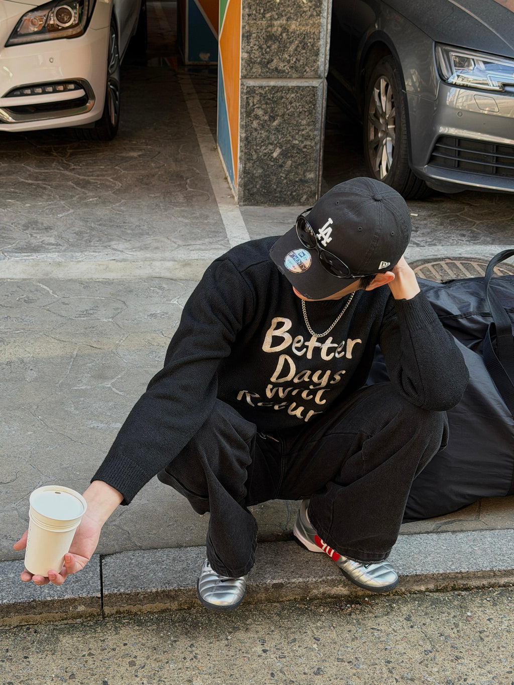 BETTER DAYS 短版針織衫