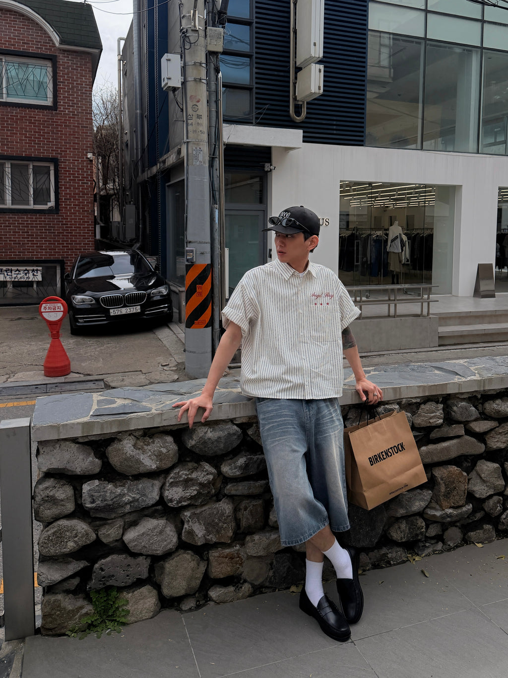 慵懶感寬鬆七分褲