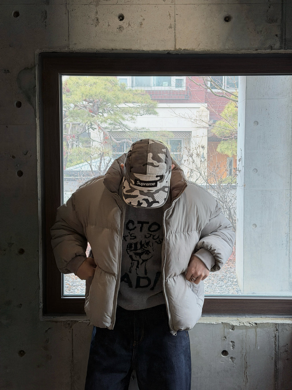 修身短版羽絨外套