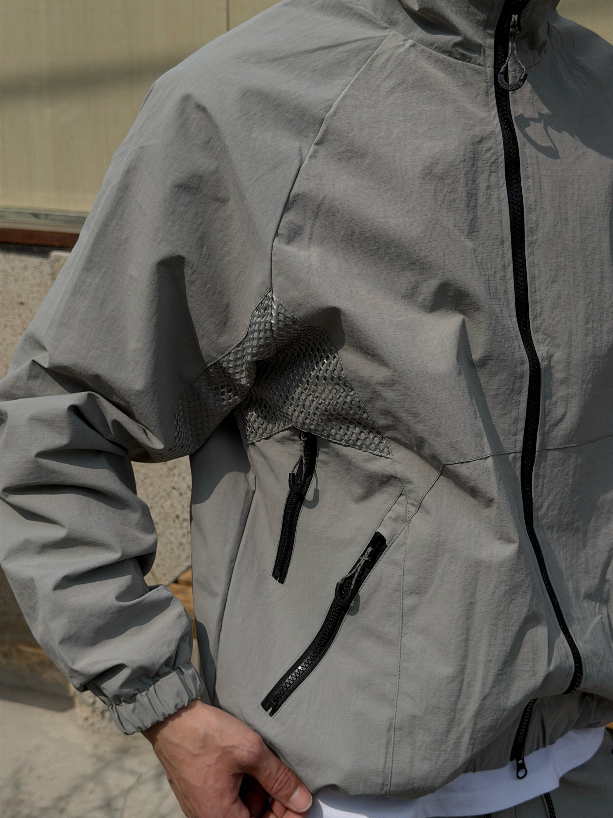 城市立領輕機能外套