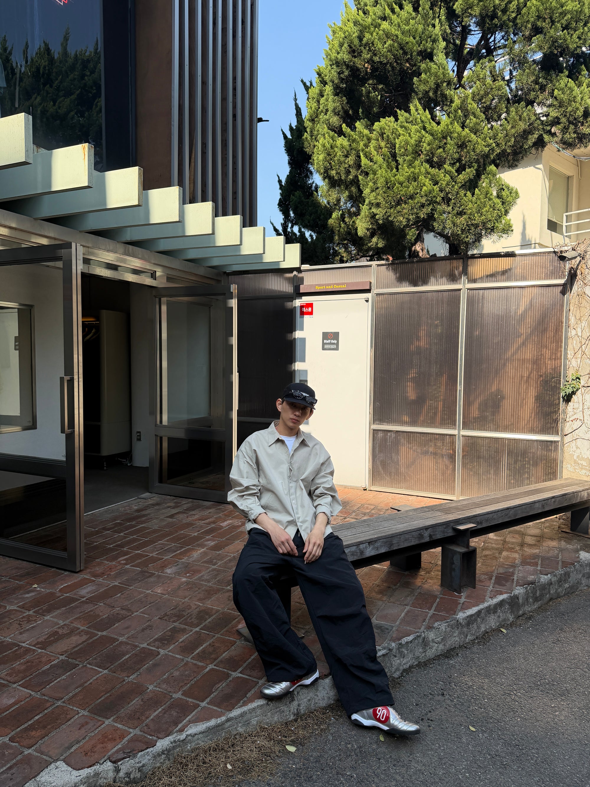 韓系休閒尼龍褲