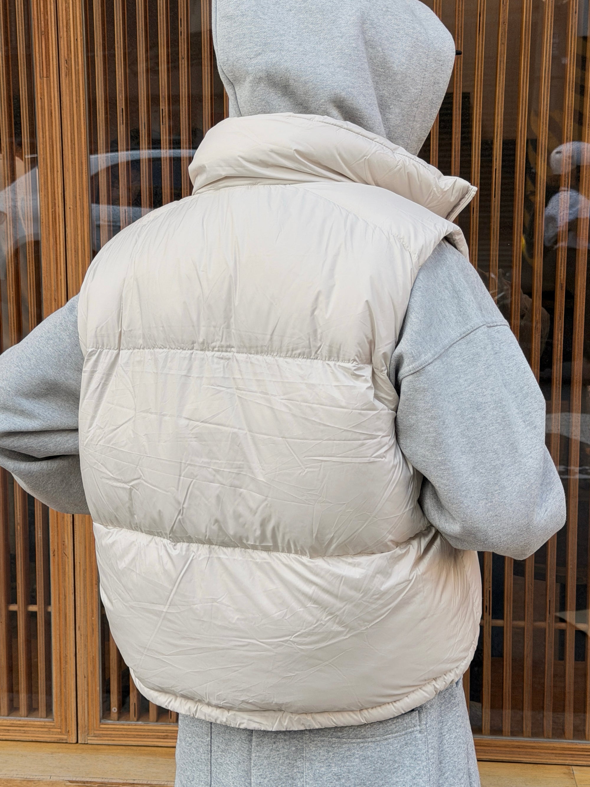 寬鬆百搭羽絨背心