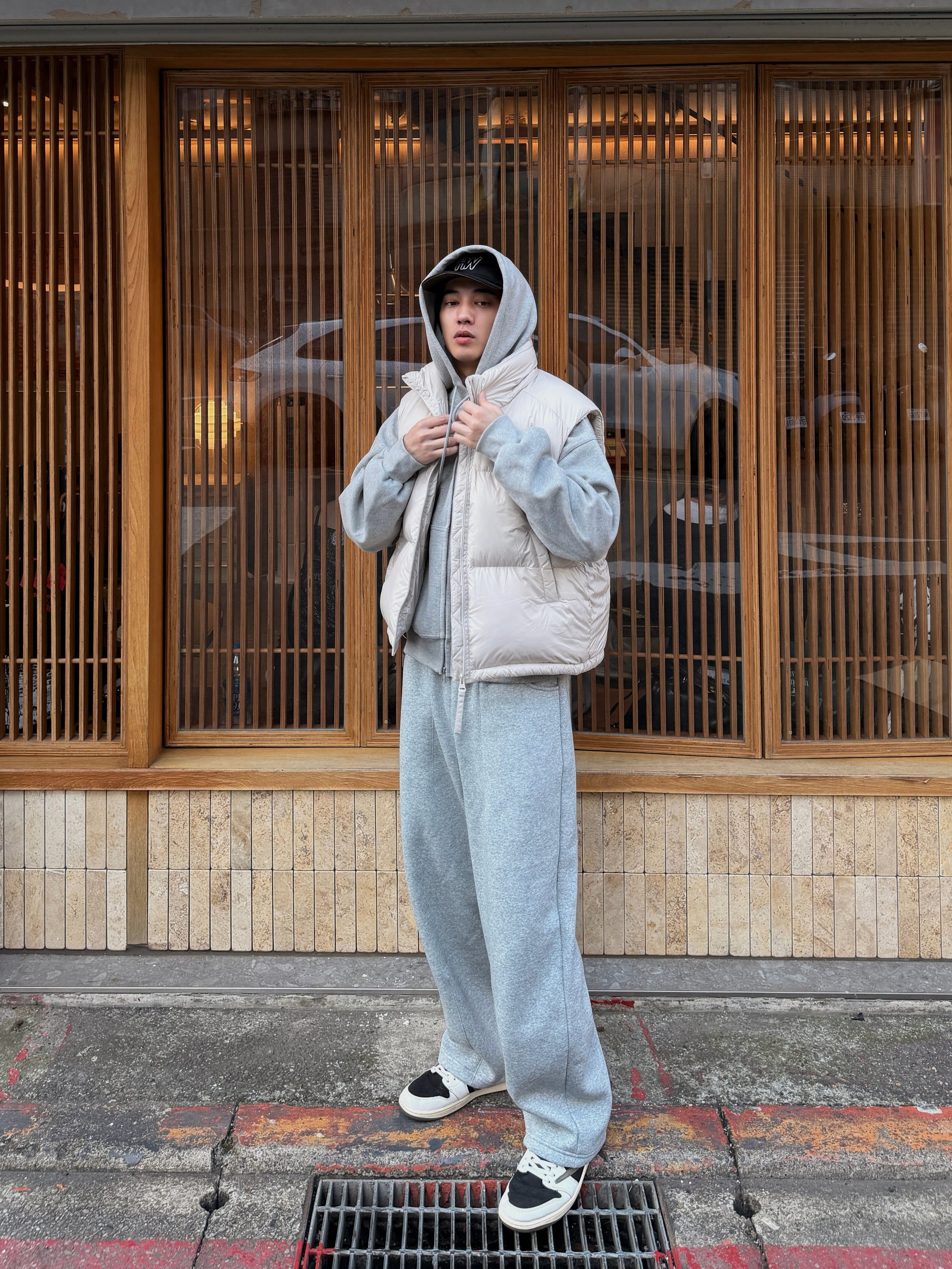 寬鬆百搭羽絨背心