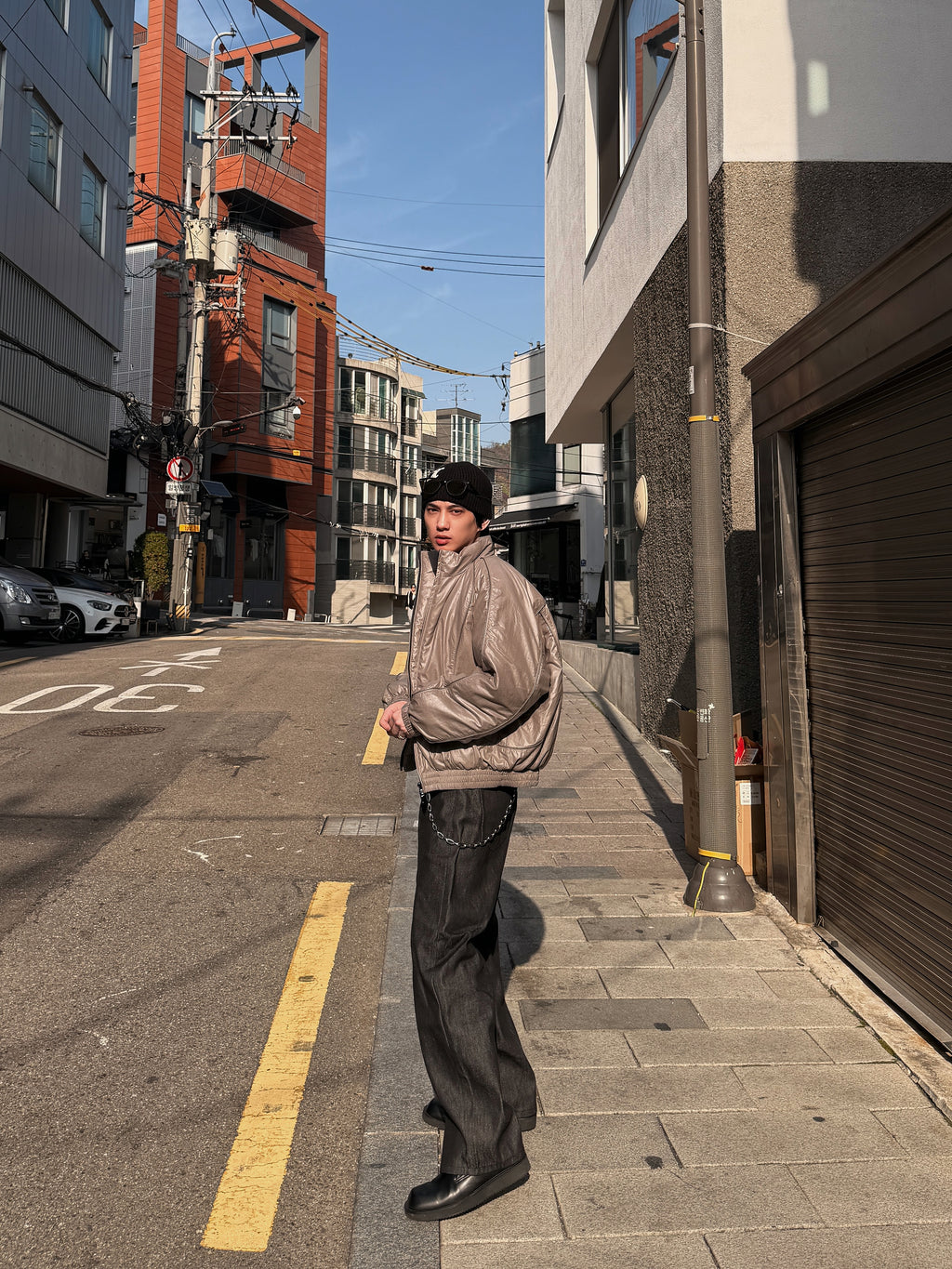 蜘蛛網單寧牛仔褲