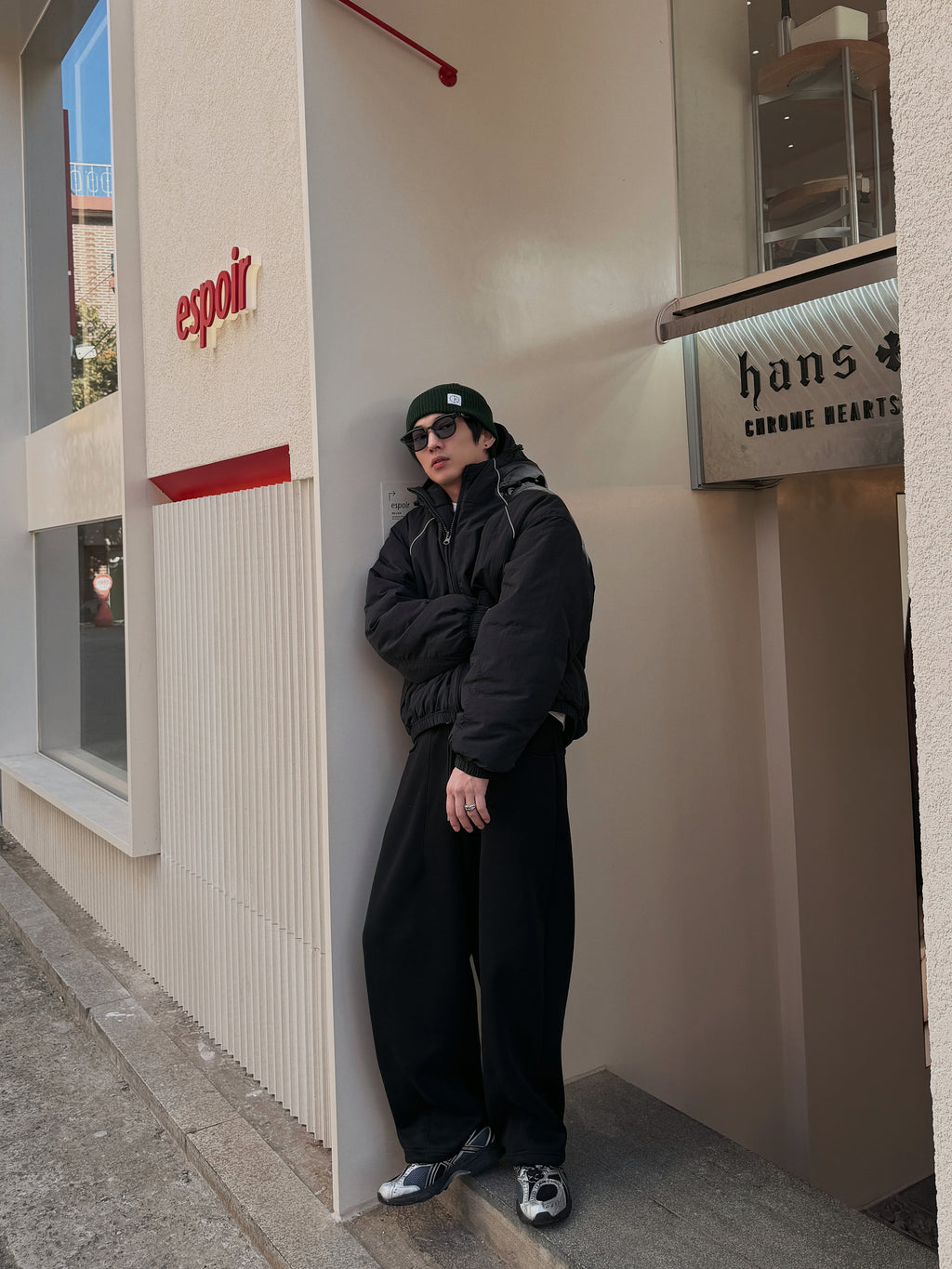 夜光寬鬆連帽外套