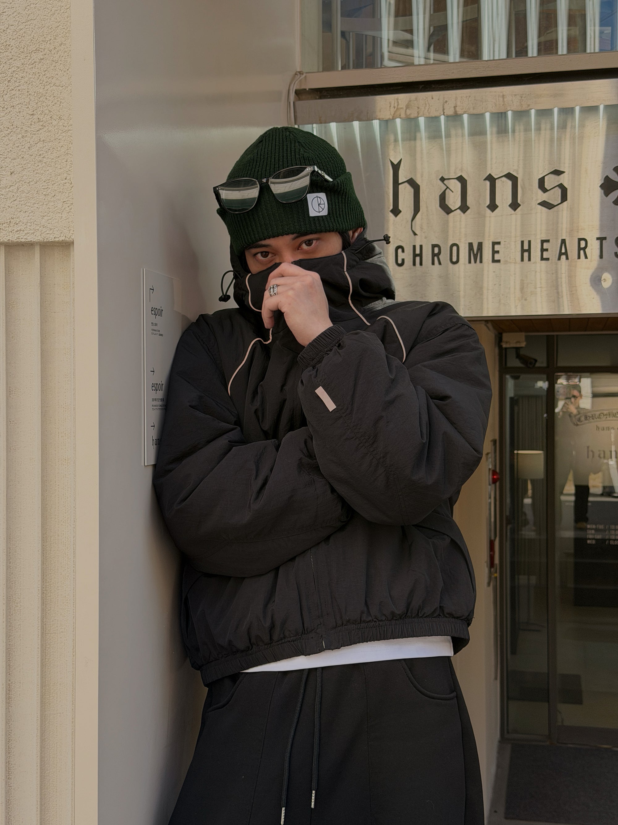 夜光寬鬆連帽外套