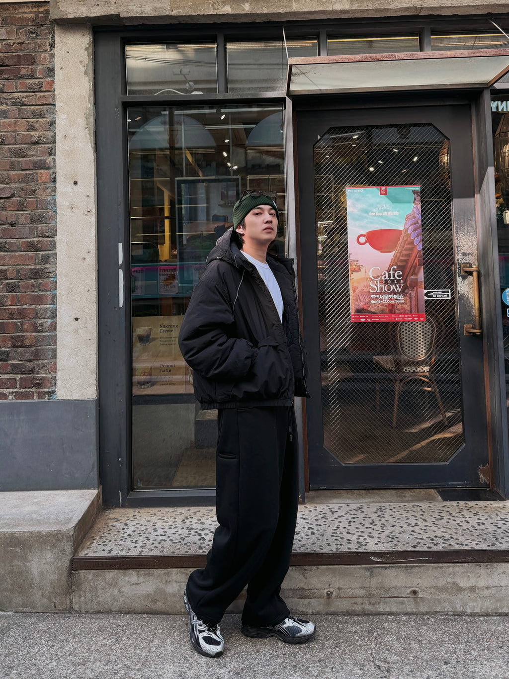 素面寬鬆百搭棉褲