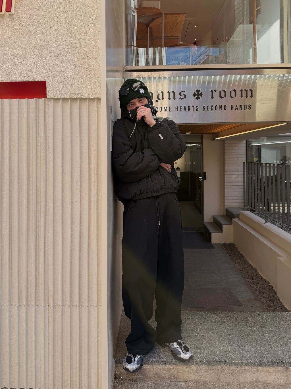 素面寬鬆百搭棉褲