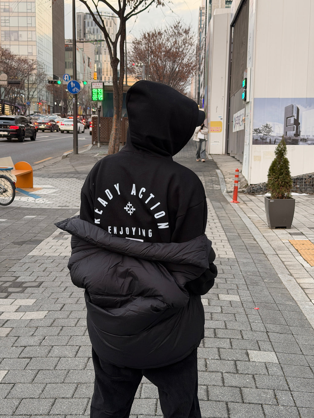 READYACTION 英文帽Ｔ