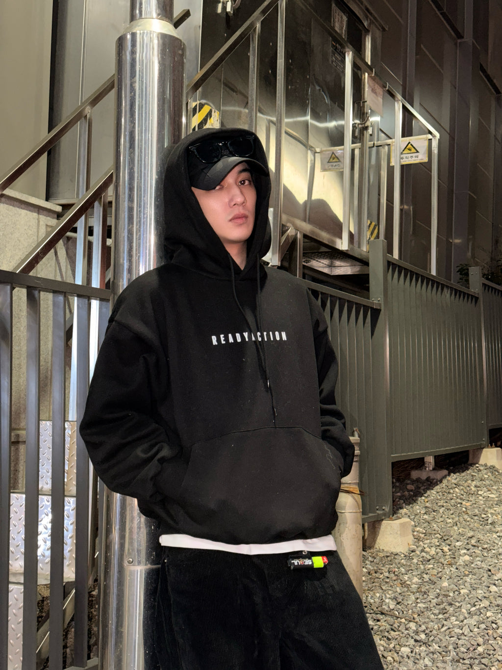 READYACTION 英文帽Ｔ