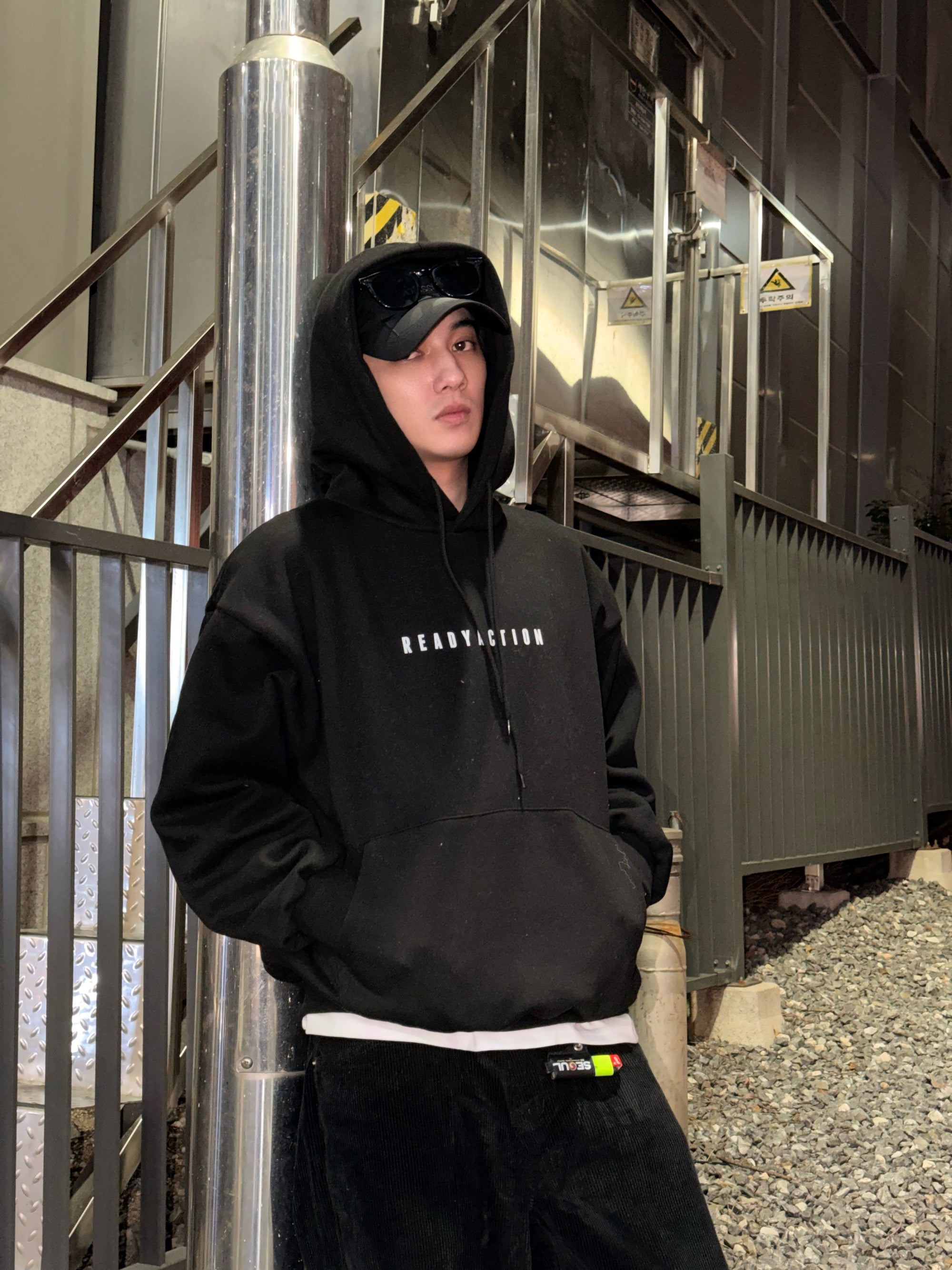 READYACTION 英文帽Ｔ