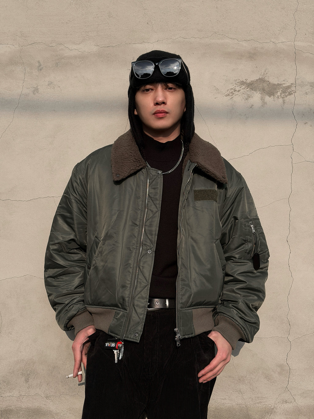 羊羔領MA-1飛行夾克