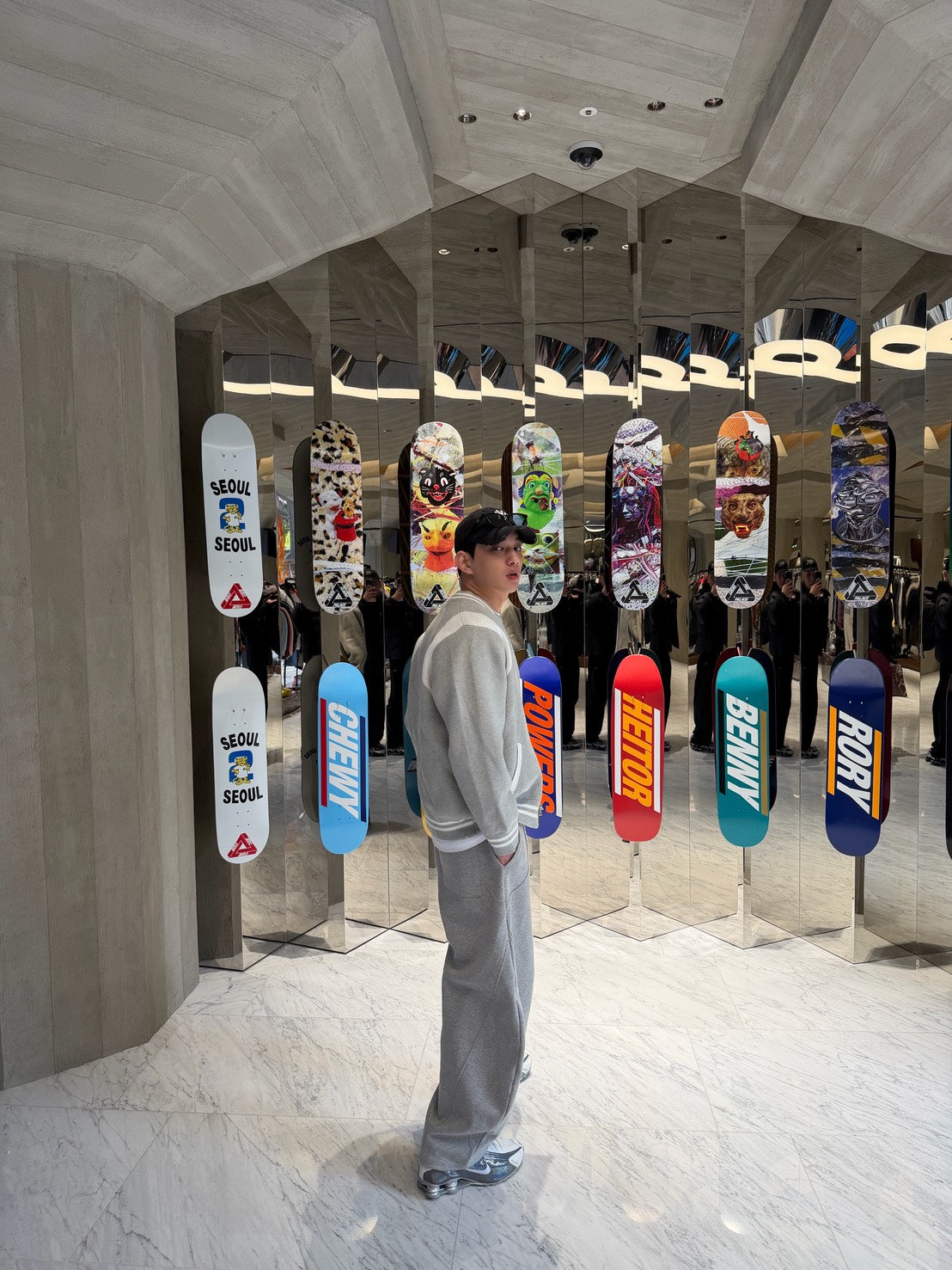 重磅棒球針織外套