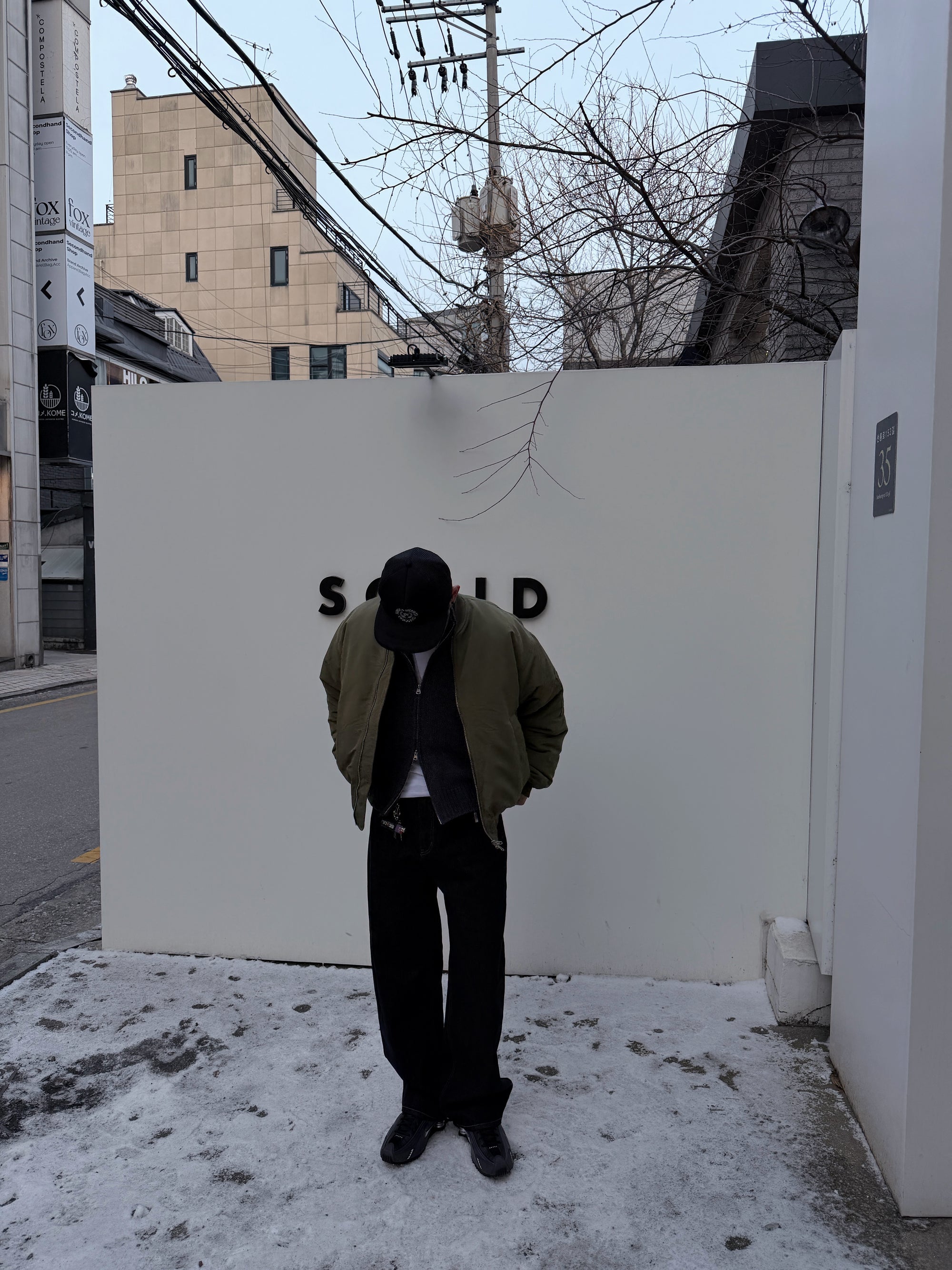 假兩件飛行連帽夾克(可拆式)