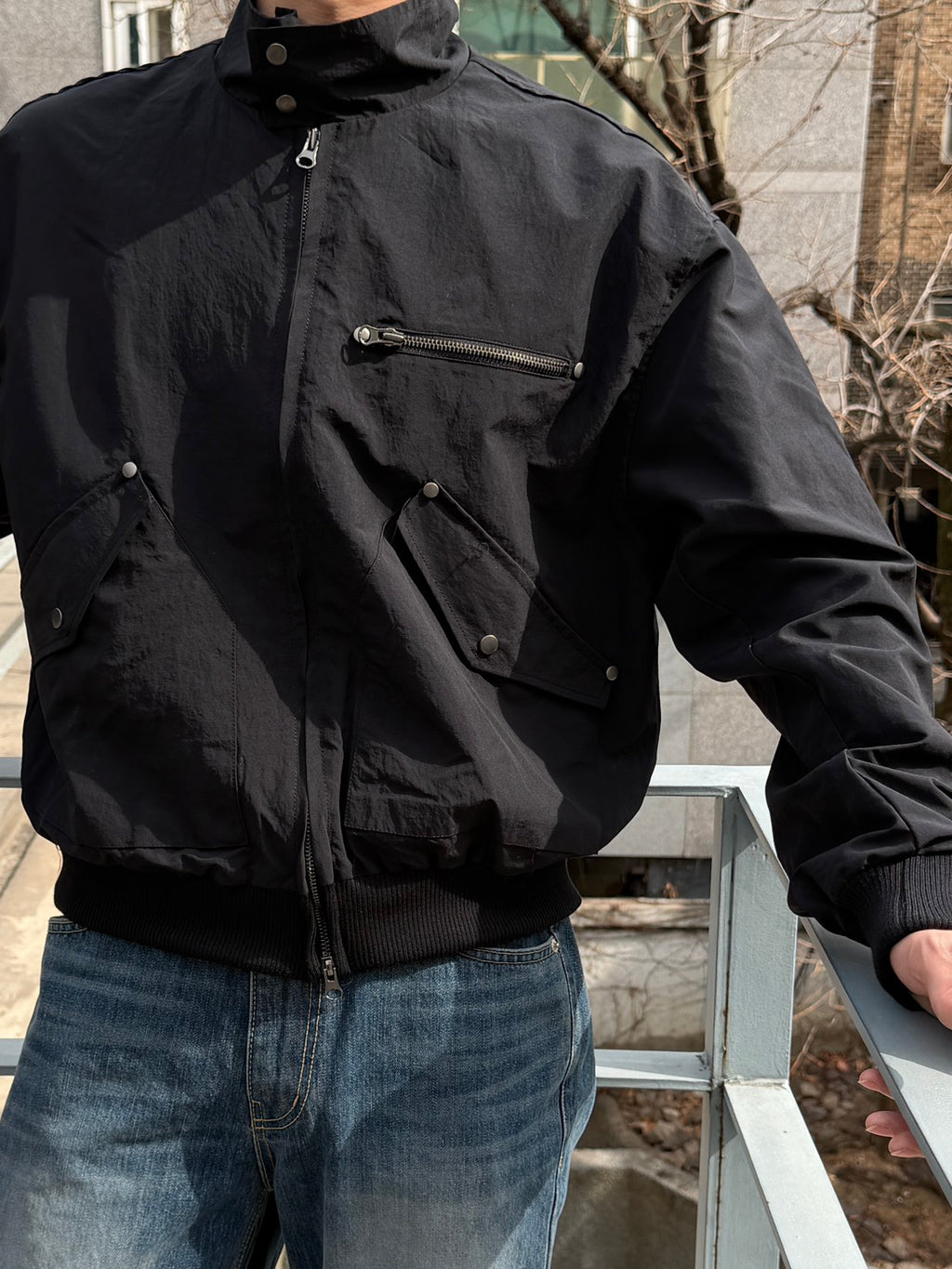 工裝短版布勞森外套