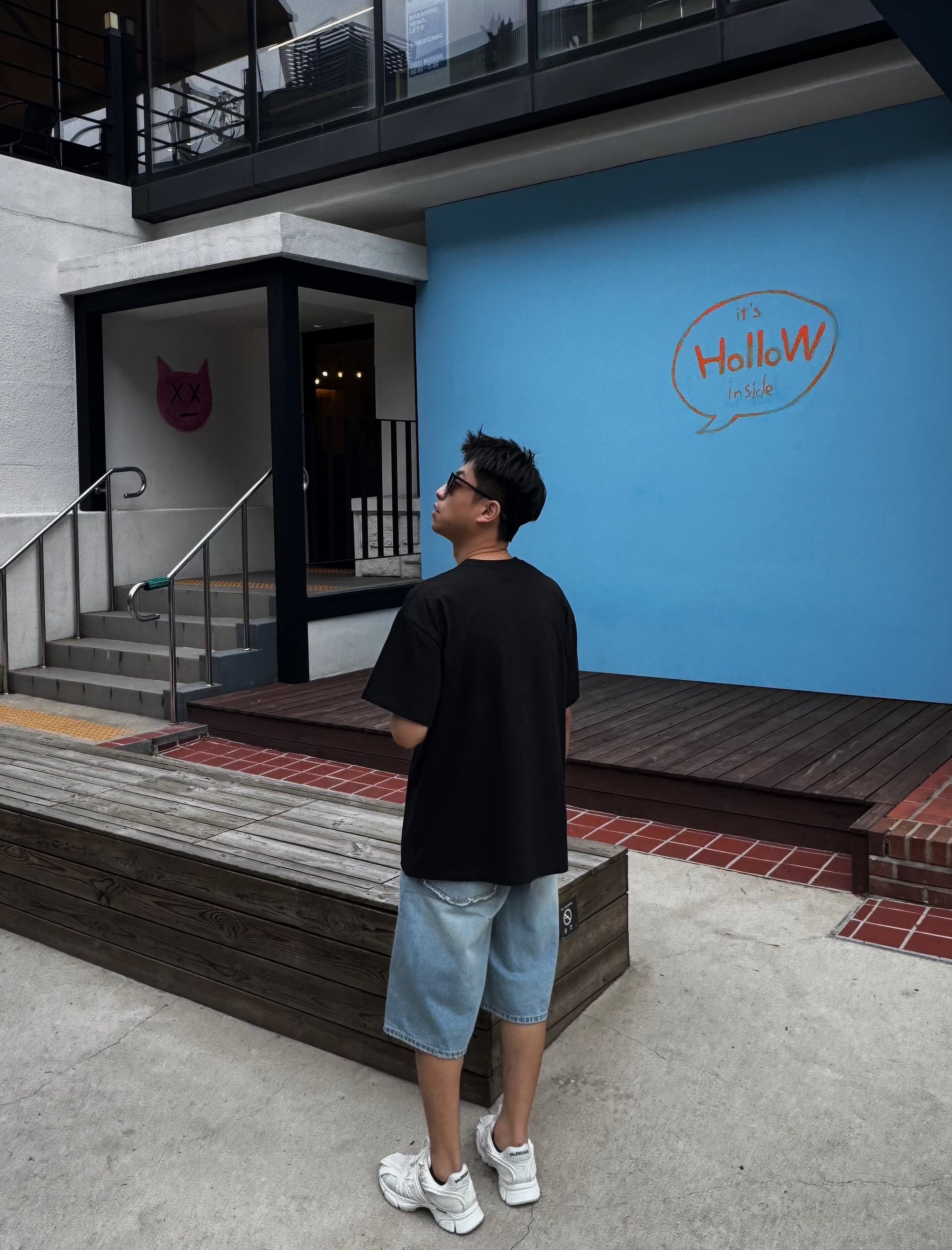 英文字母潮短踢