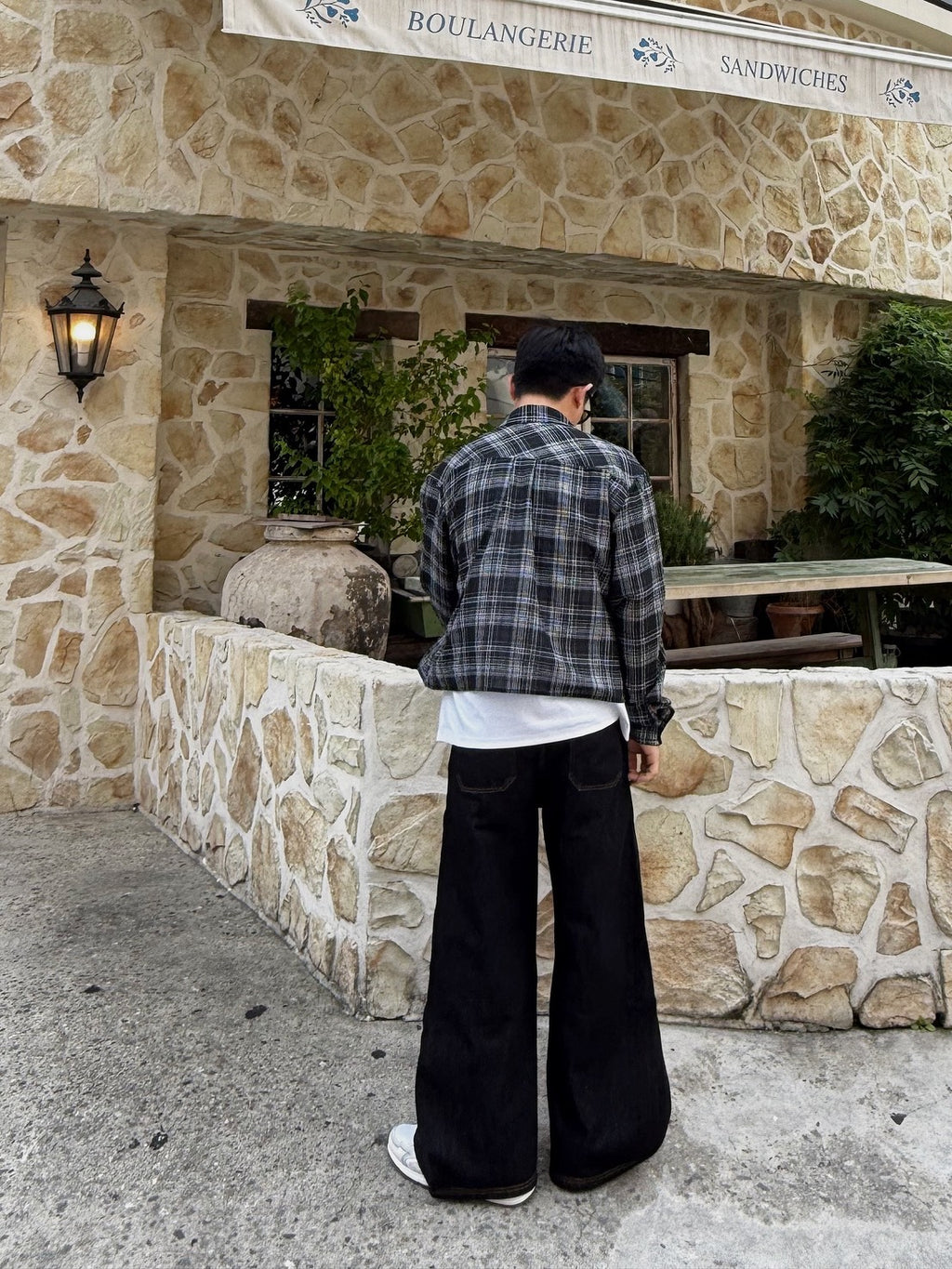 彎刀喇叭超帥牛仔褲